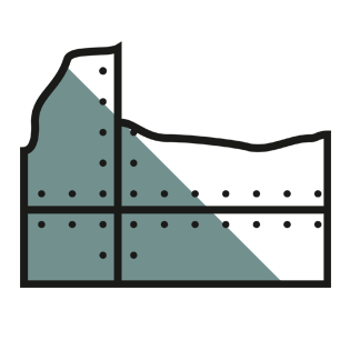Частини з обшивки літака