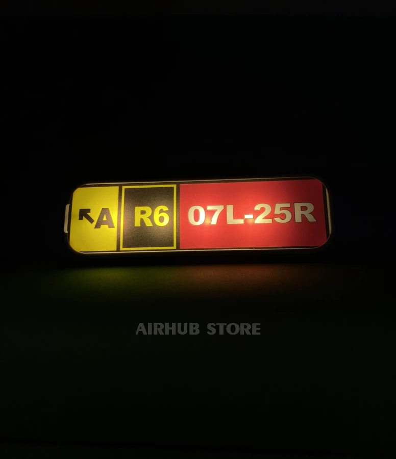 Taxiway Sign Magnetic Night Light