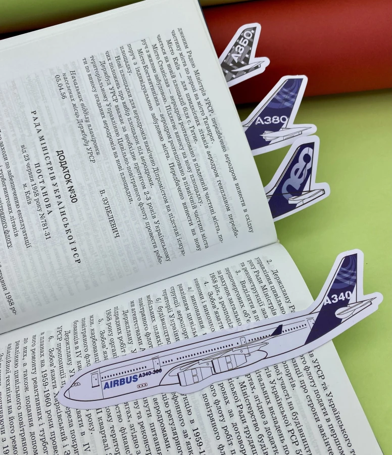 Bookmarks for books Airbus