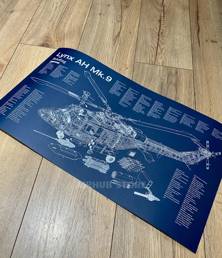 Lynx AH Mk.9 Poster Blueprint