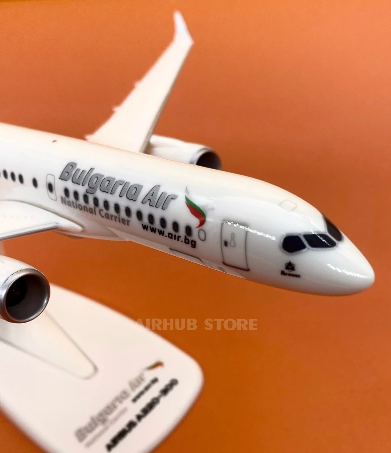 Aircraft Model Airbus A220-300 Bulgaria Air 1:200