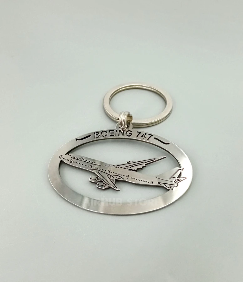 Boeing 747 Keychain