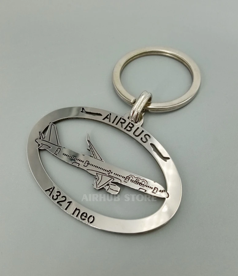 Airbus A321neo Keychain