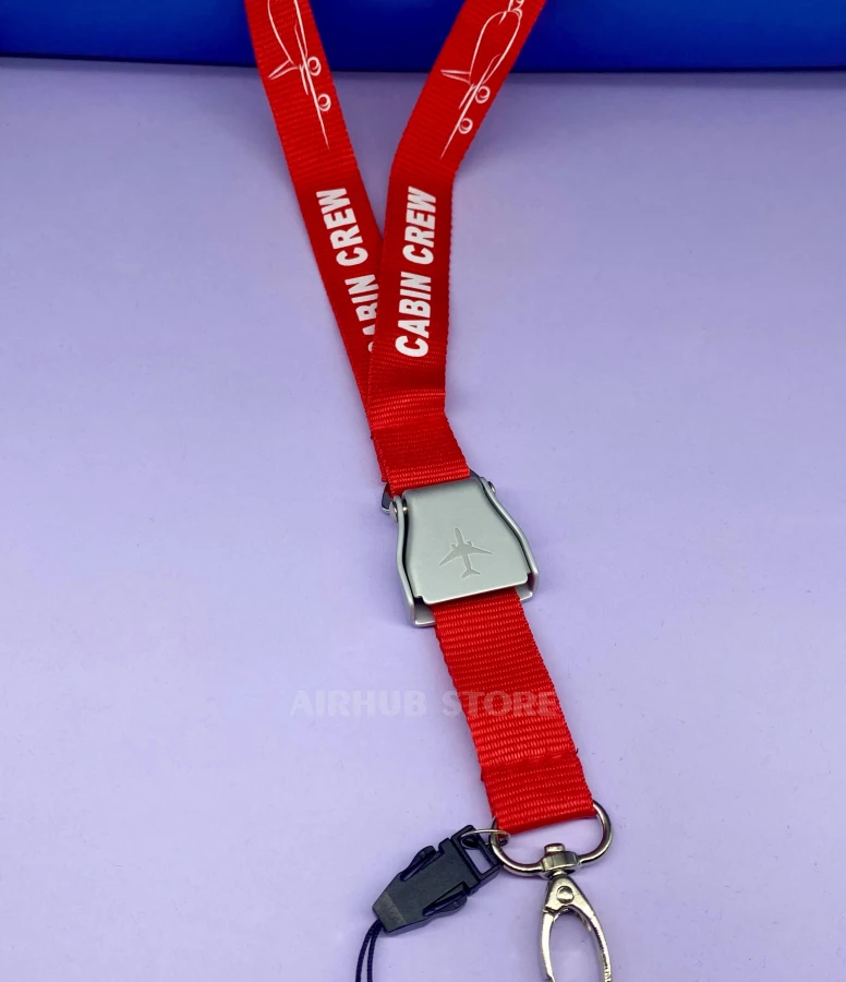 Cabin Crew Seat Belt Buckle Lanyard