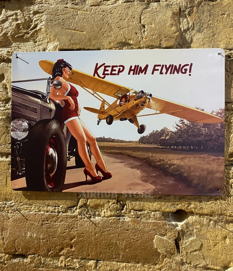 Keep him flying Metal Poster
