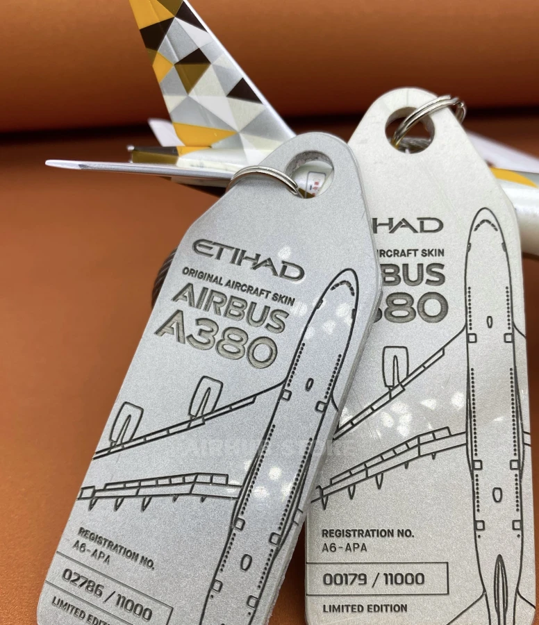 Airbus A380 Etihad Keychain