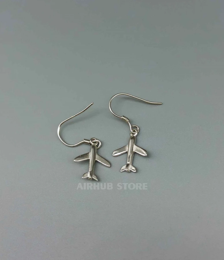 Airplane earrings casual