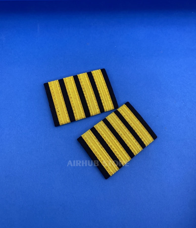 Captain's shoulder straps 4 stripes mini