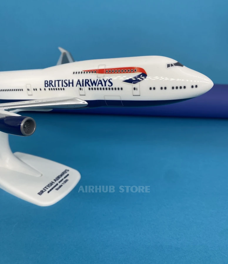 Aircraft Model Boeing 747-400 British Airways 1:250