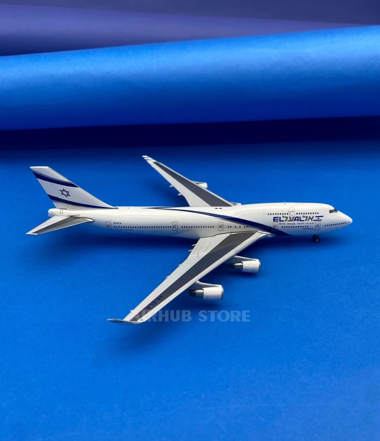 Aircraft Model Boeing 747-400 El Al 1:400