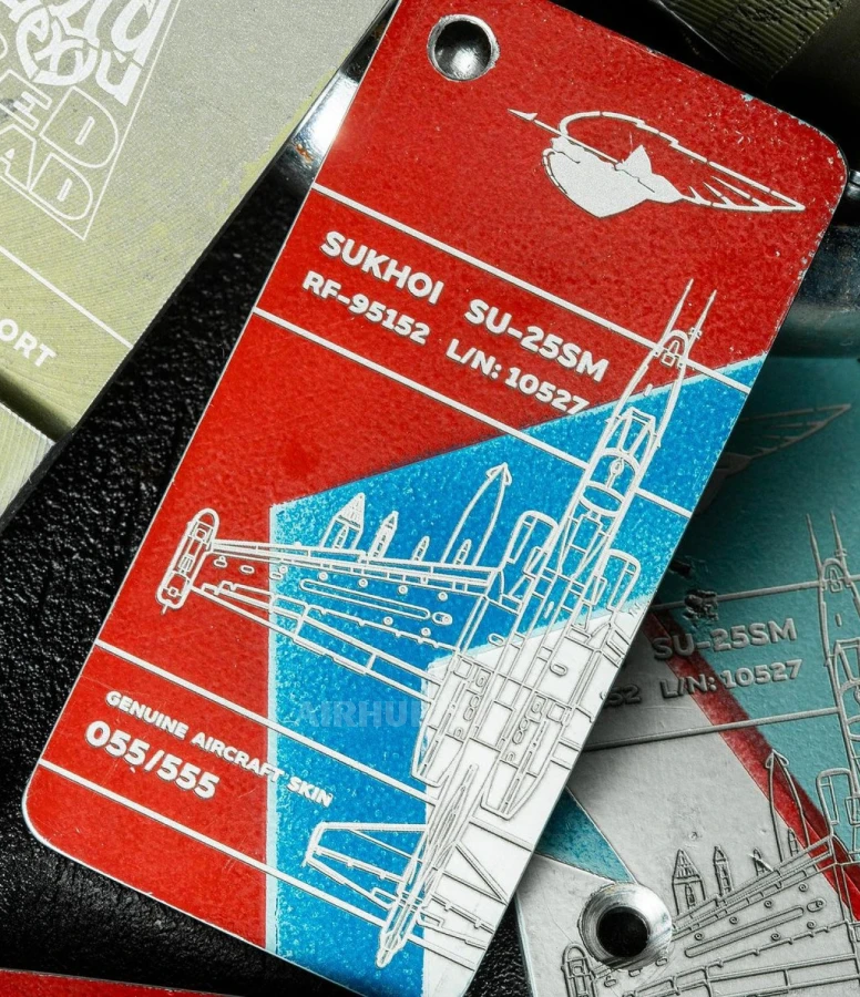 Keychain from the downed Russian Su-25SM RF-95152