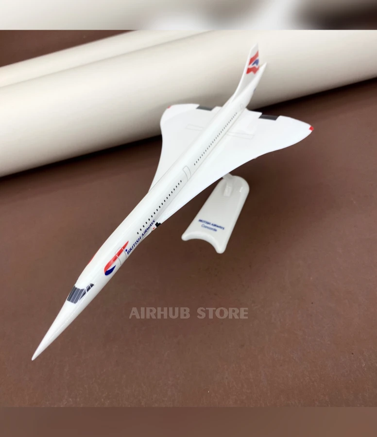 Aircraft Model Concorde British Airways 1:250
