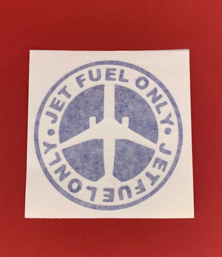 Jet Fuel Only reflective Sticker