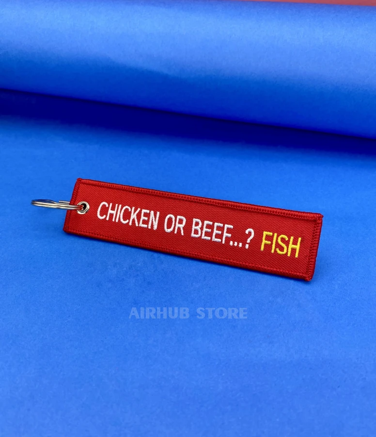 Chicken or Beef? Keychain