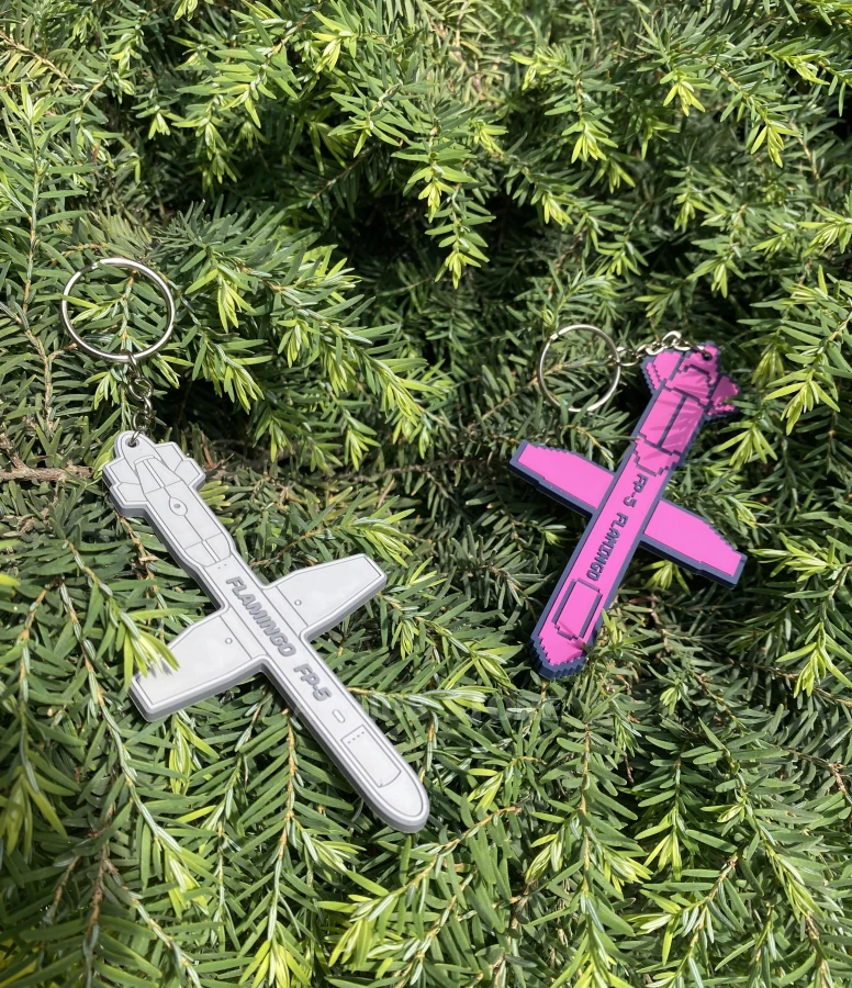 Fire Point FP-5 Flamingo Keychain
