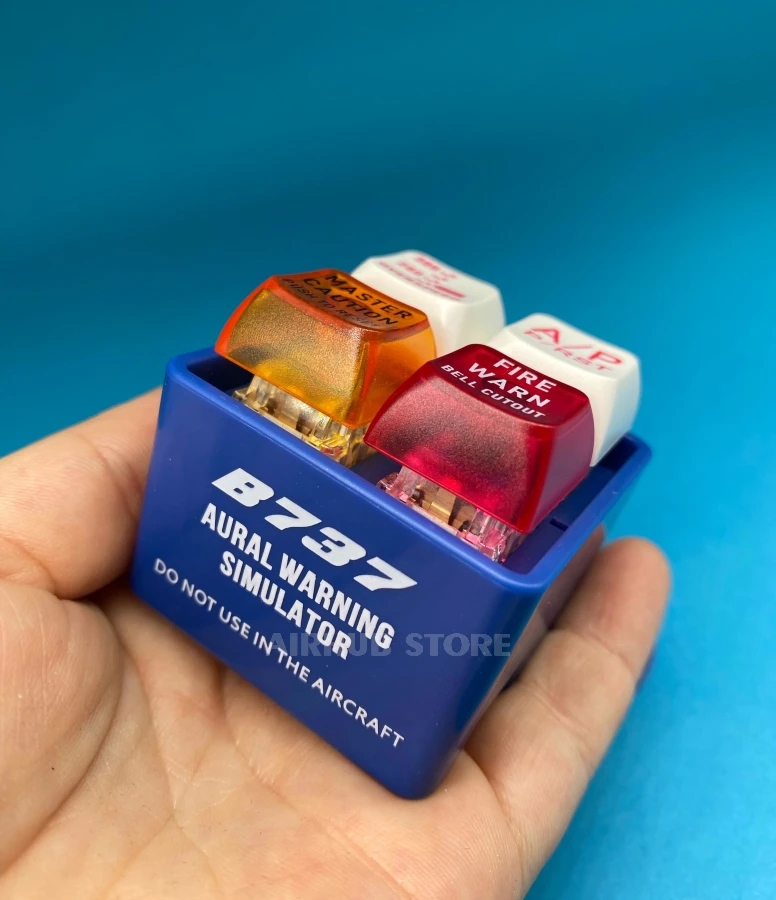 Boeing 737 Aural Warning Simulator Keychain