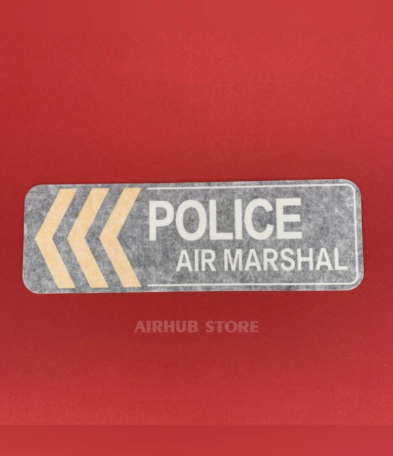 Police Air Marshal reflective Sticker