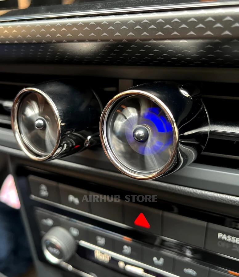 Turbine Silver Glossy Air Freshener