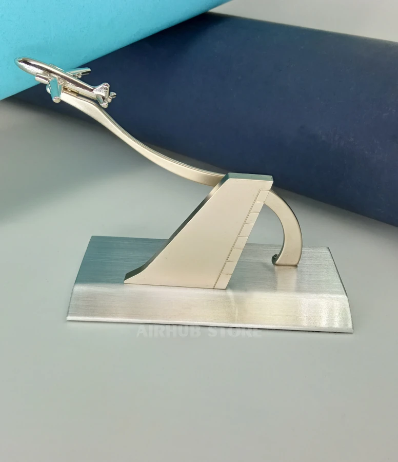 Business card holder keel and airplane
