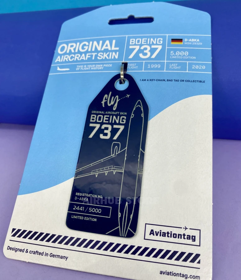 Boeing 737 TUIfly Keychain