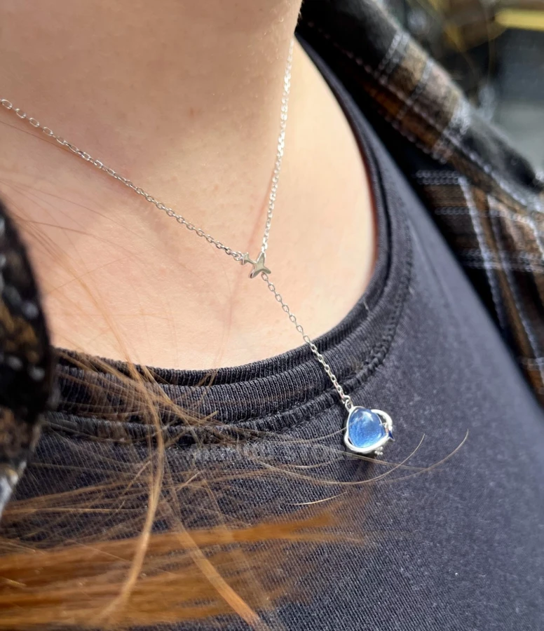 Airplane and planet Pendant