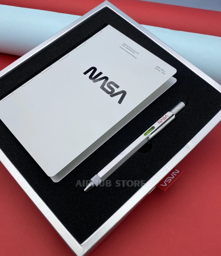 NASA notebook and pen set