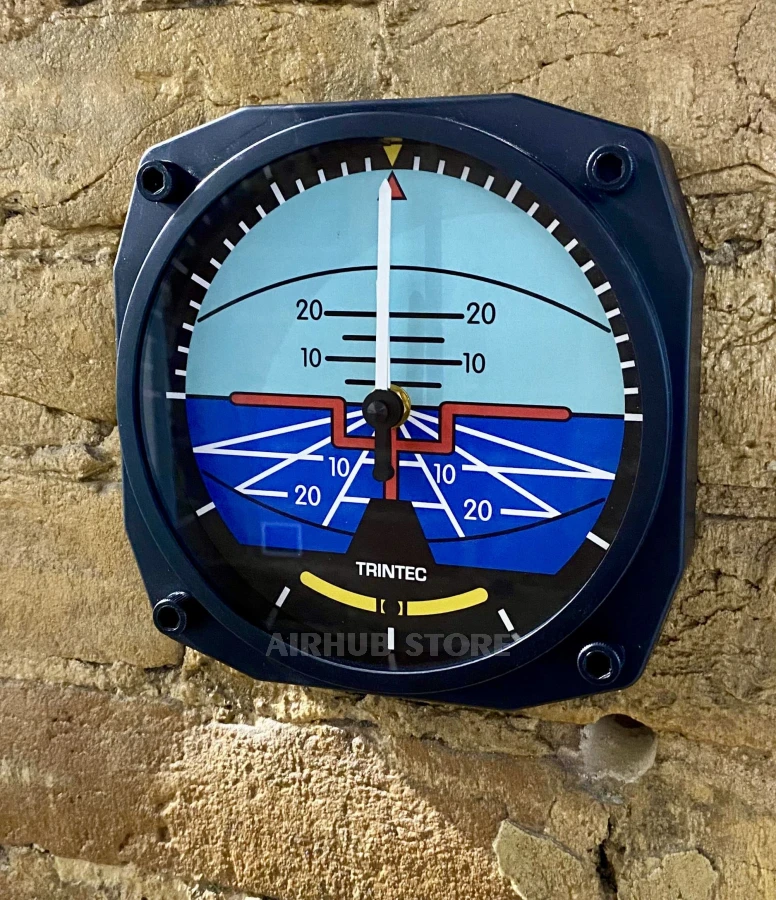 Artificial Horizon Instrument Style Clock