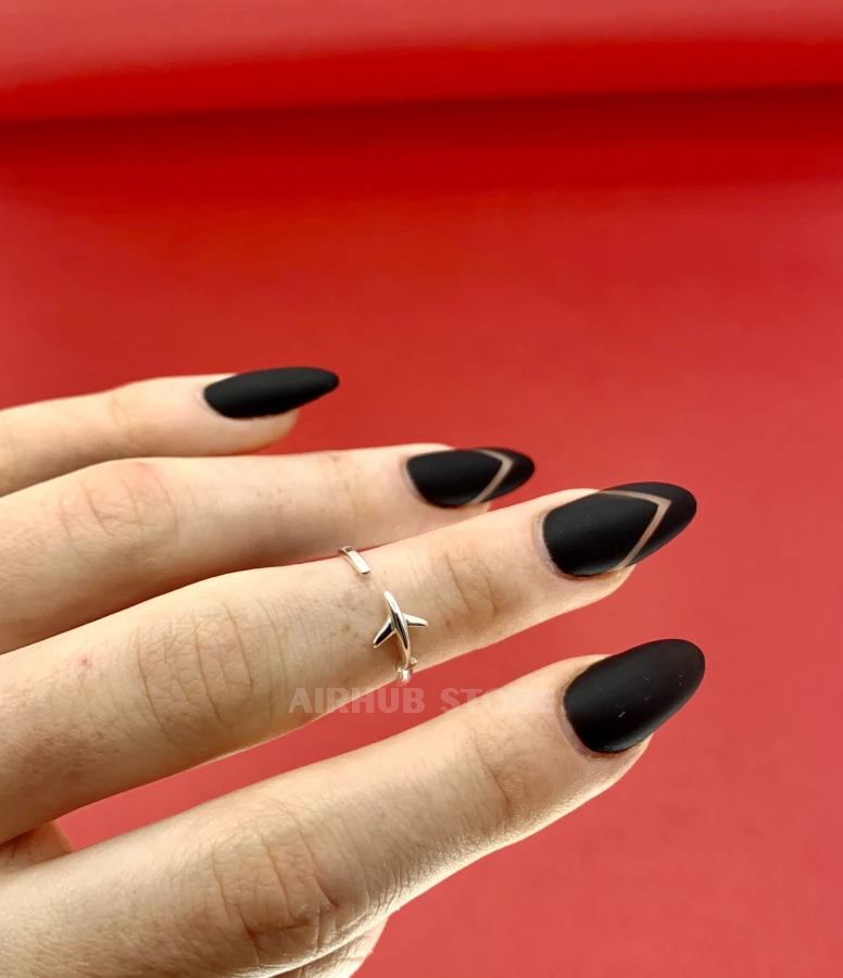 Airplane minimalistic Ring