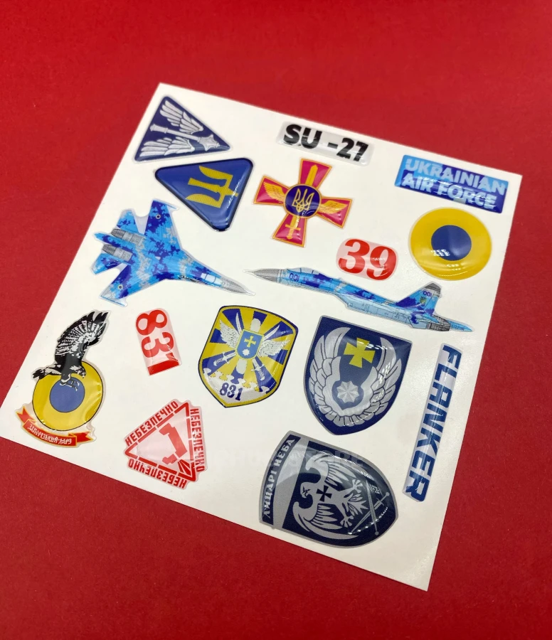 Su-27 Flanker Sticker pack
