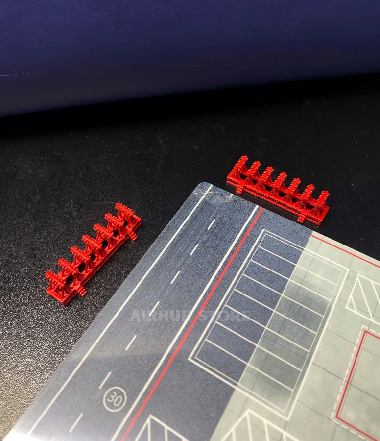 ILS landing system antenna set, 2 pcs, 1:400