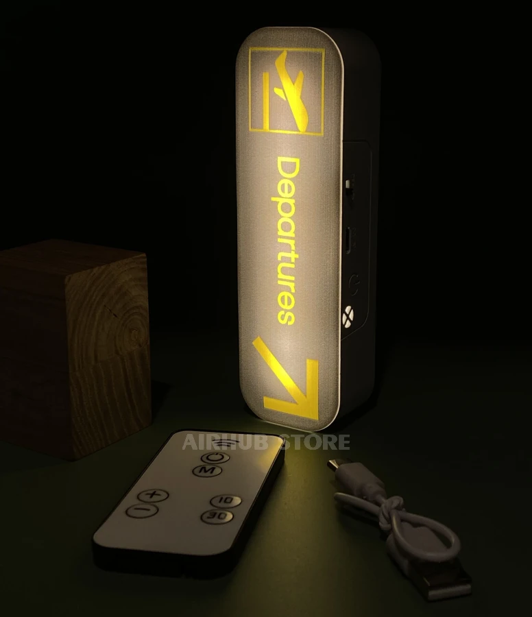 Departures sign Magnetic Night Light