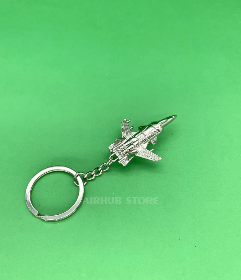 Airplane with reverse wing Keychain