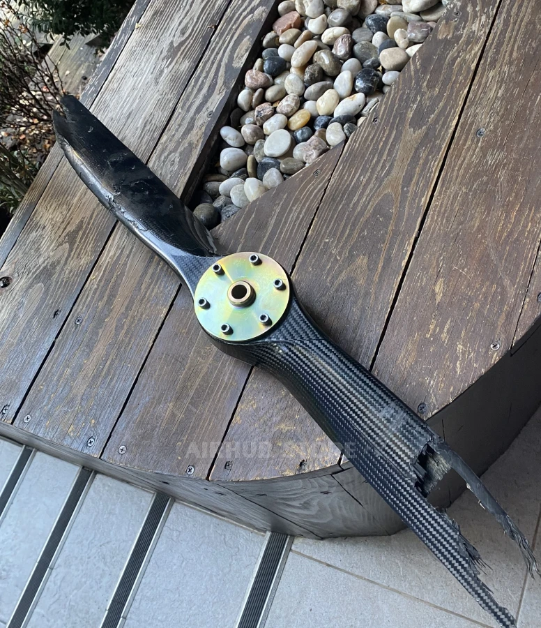 Screw from the downed Russian kamikaze drone Shahed Geran 2 Black