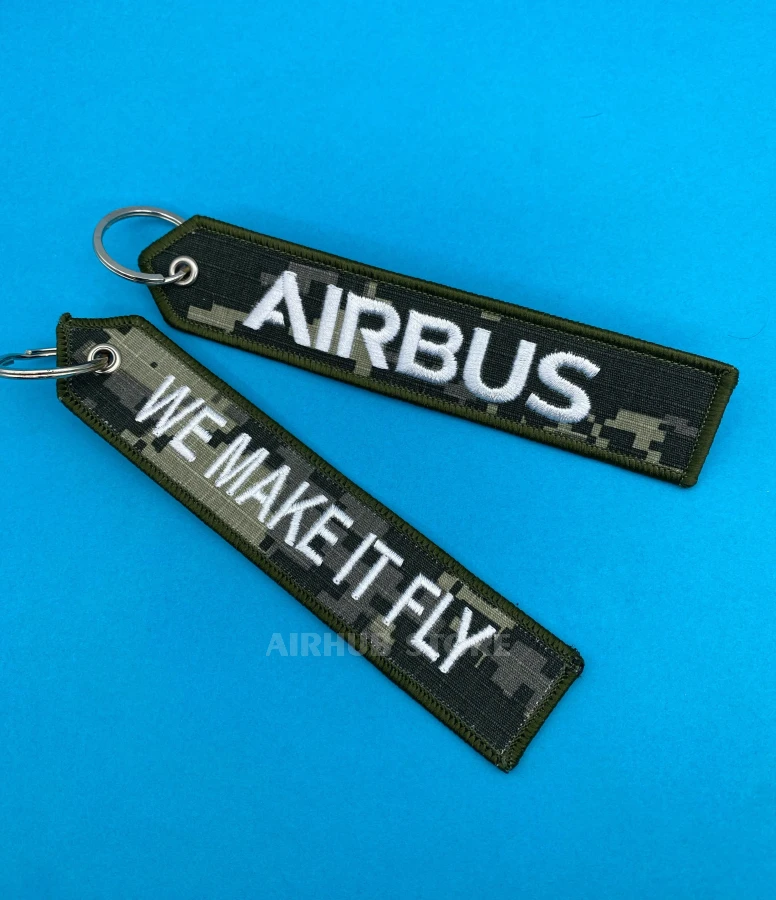 Airbus We make it flight military Keychain