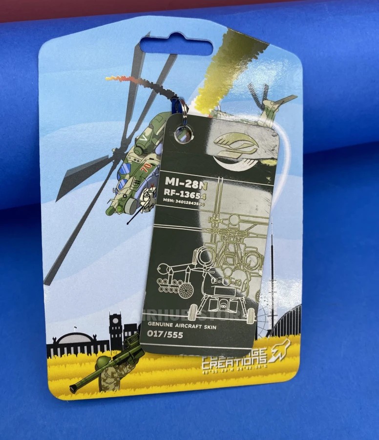 Keychain from the downed Russian Mi-28N RF-13654