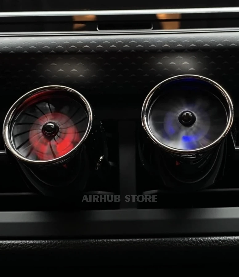 Turbine Black Glossy Air Freshener