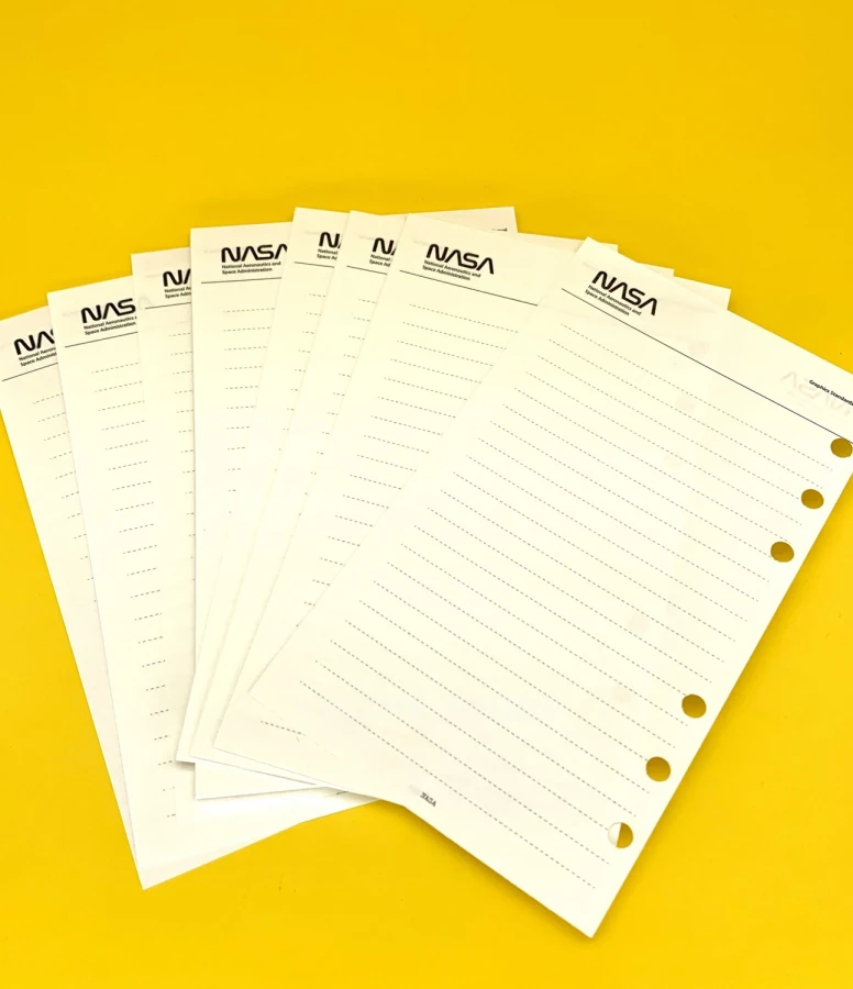 Extra sheets for NASA notebook