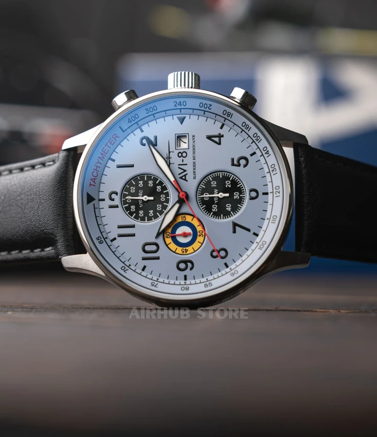 Avi-8 Classic Chronograph Faded Blue watch