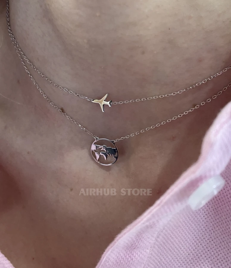 Traveling by plane Pendant