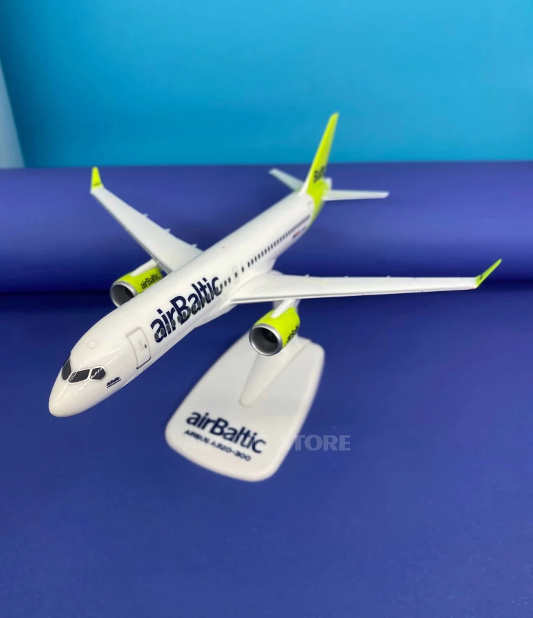 Aircraft Model Airbus A220-300 AirBaltic 1:200