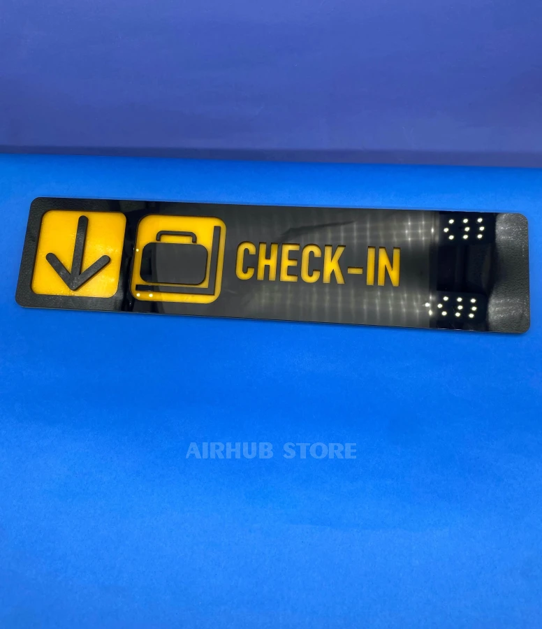 Check-in Wall Sign