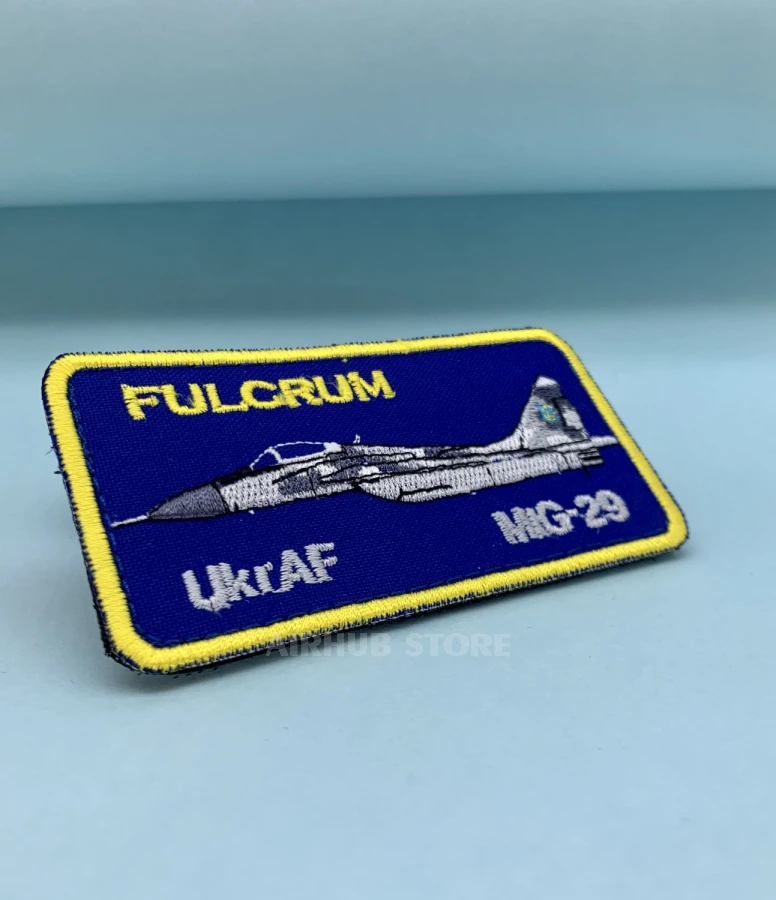 Нашивка Міг-29 Fulcrum UkrAF