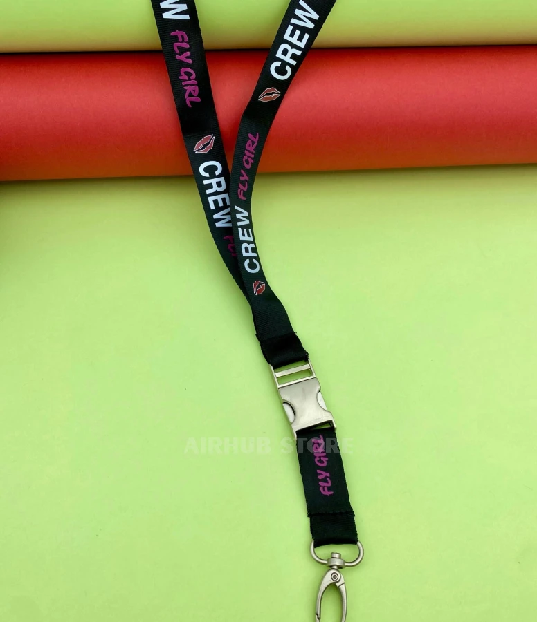 Crew Fly Girl Lanyard