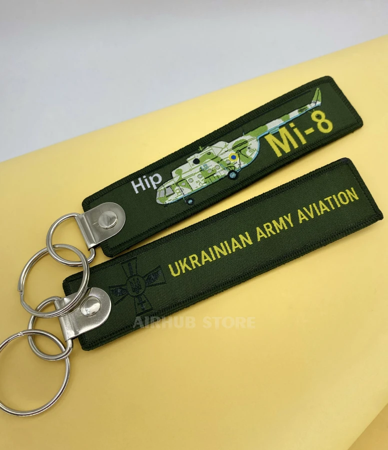 Army Aviation MI-8 Hip Keychain