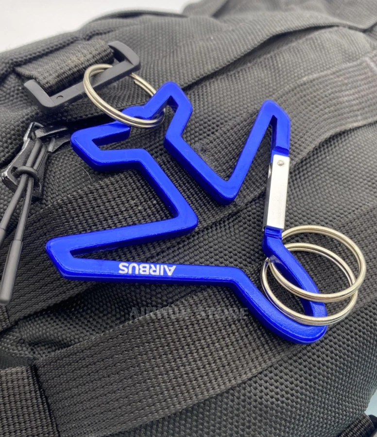 Airbus aircraft carabiner Keychain